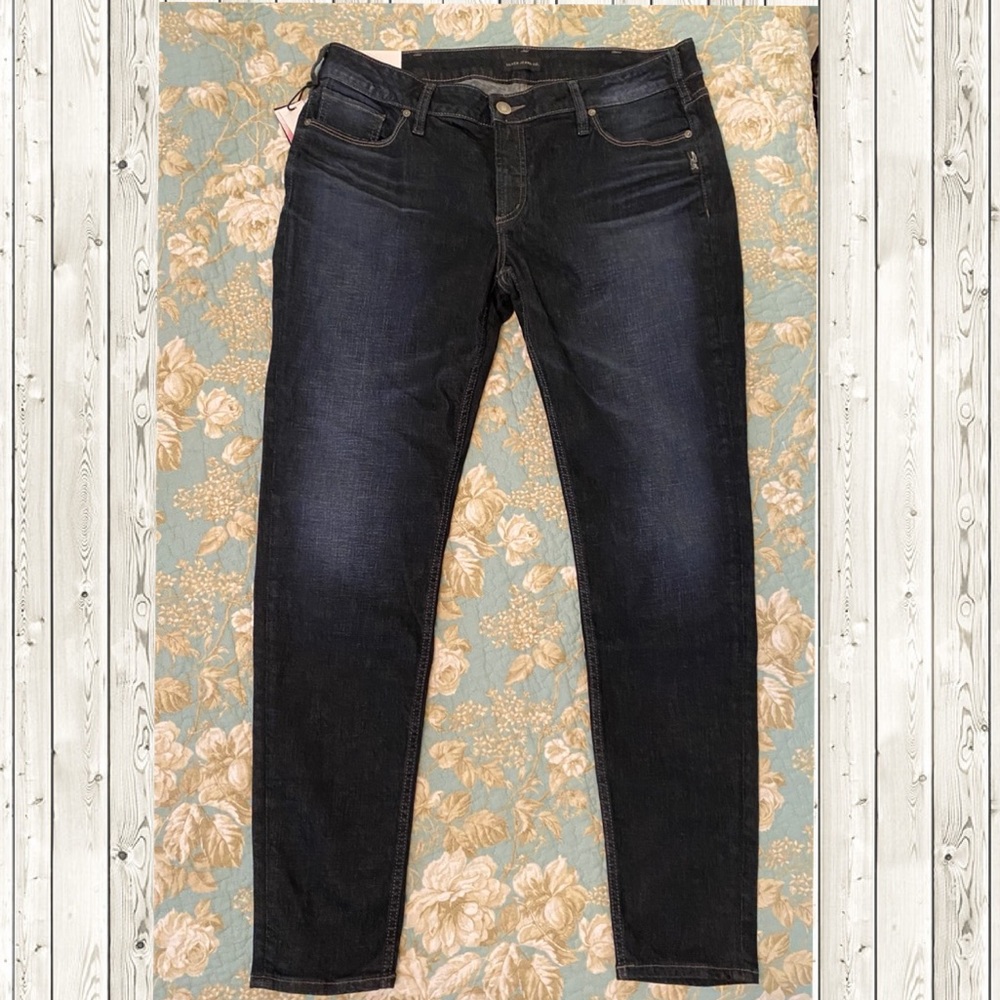 Silver Jeans Elyse Skinny 33 x 31
